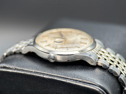 Vintage IWC 347A Silver Dial Steel Beads of Rice Bracelet 35mm Automatic Watch2