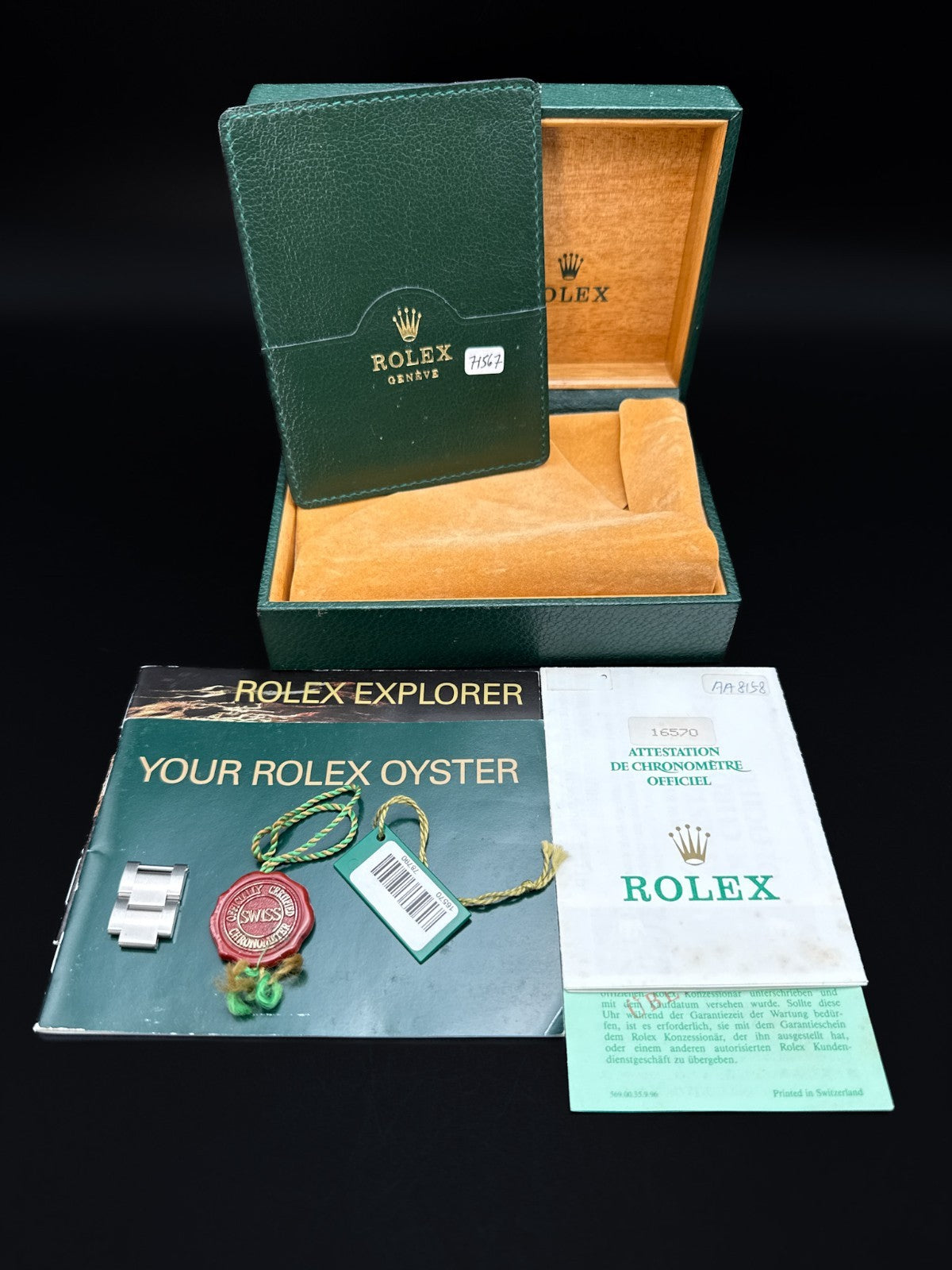 Rolex Explorer II 16570 Black Tritium Dial 40mm Steel Automatic Watch - 199710