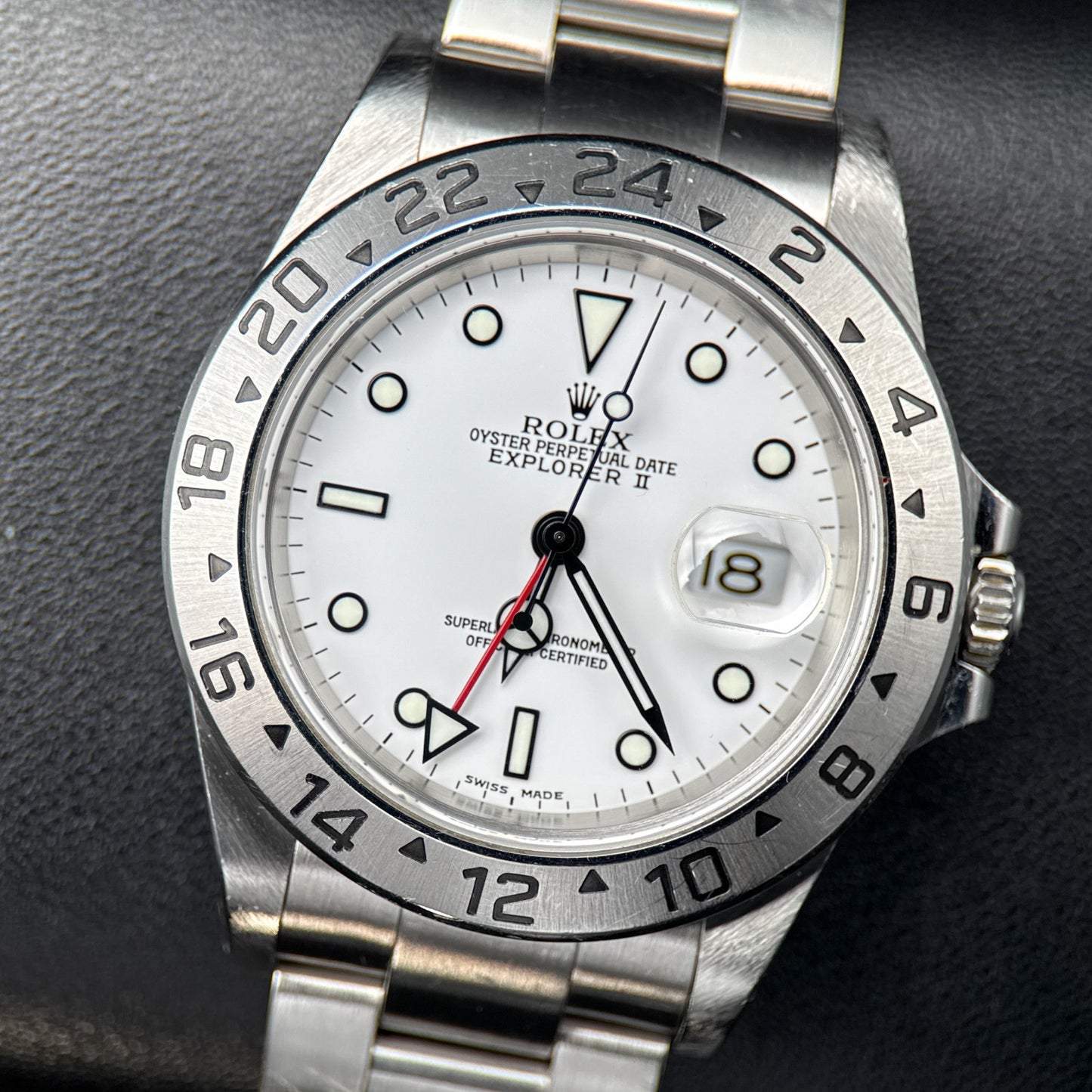 Rolex Explorer II 16570 Polar "Swiss Made" Dial Steel Automatic 40mm - 20020