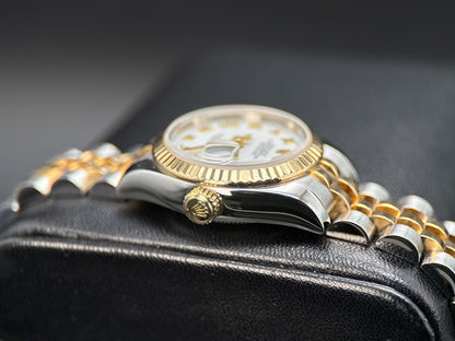 Rolex Lady Datejust 179173 White Dial Two-Tone Jubilee 26mm Watch - 20062