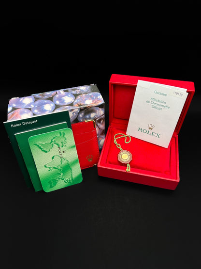 Rolex Lady-Datejust 179173 Mother of Pearl Diamond Dial 26mm Automatic Watch10