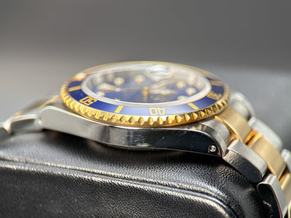 Rolex Submariner Date 16613 Blue Dial & Bezel 40mm Automatic Watch - 20023