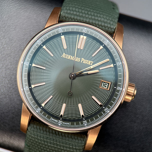 Audemars Piguet Code 11.59 15210OR.OO.A056KB.01 Rose Gold Green