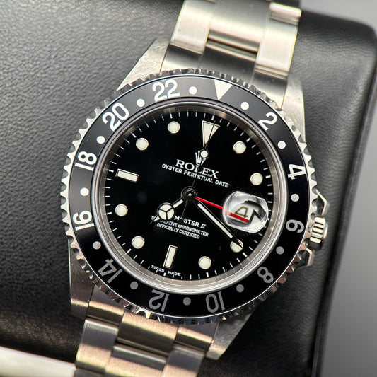 Rolex GMT-Master II 16710 Black Dial Stainless Steel Automatic 40mm Watch0