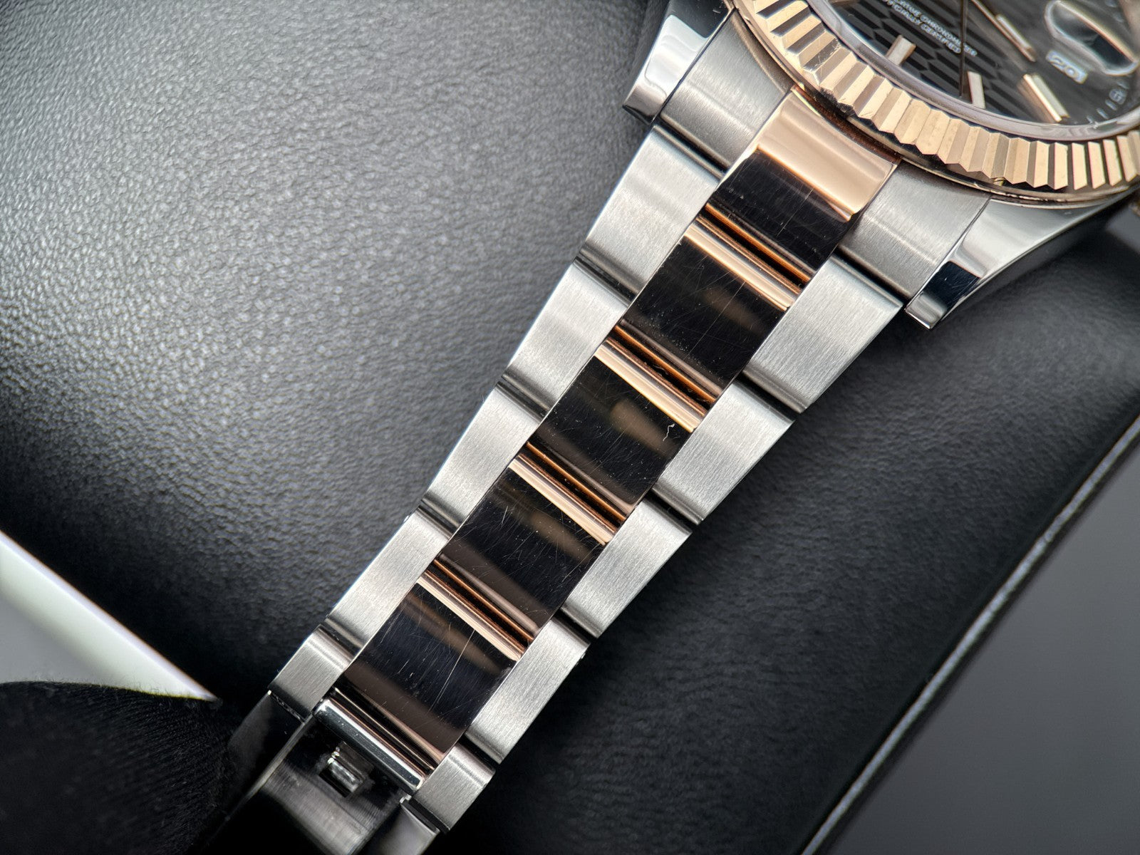 Rolex Datejust 41 126331 Grey Motif Dial Rose Gold Stainless Steel Oyster - 20236