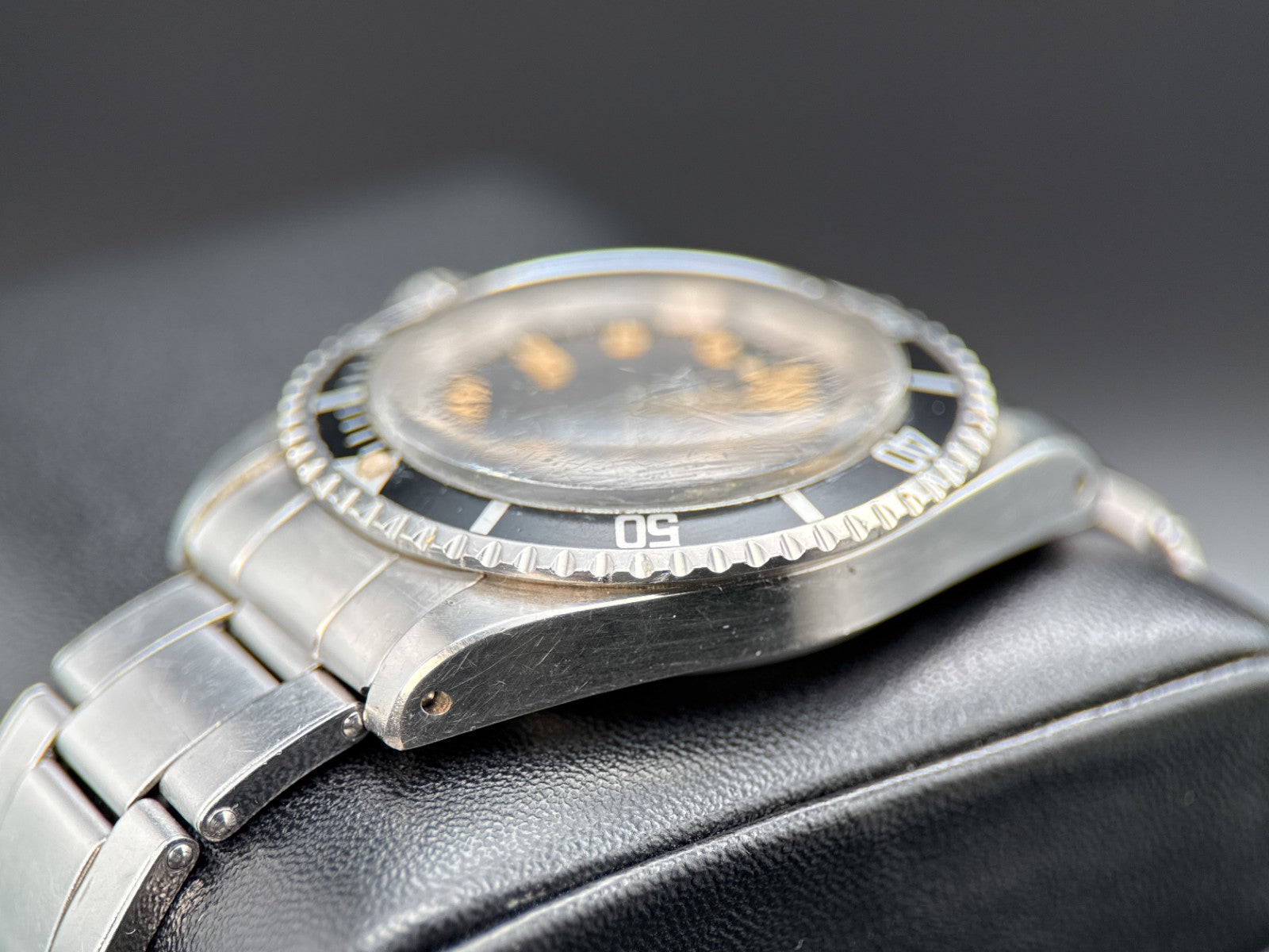 Vintage Rolex Submariner 5513 Black Meters First Dial Automatic 40mm Watch 19684