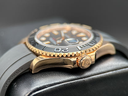 Rolex Yacht-Master 40mm 116655 Rose Gold Black Dial Automatic Watch - 20161