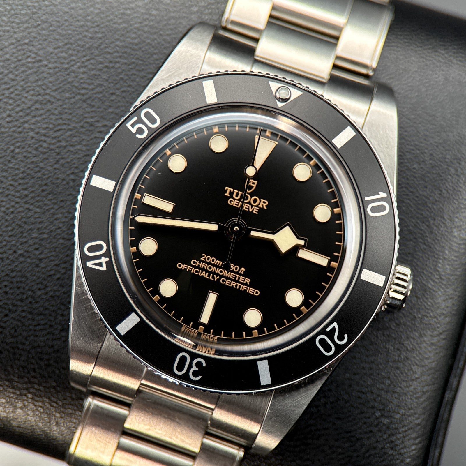 TUDOR Black Bay 54 M79000N-0001 Black Dial Steel Automatic 37mm Watch - 20250