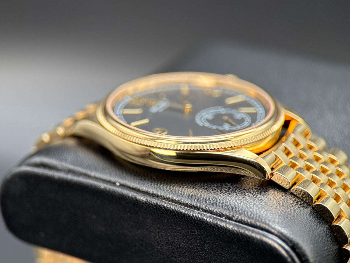 Rolex Perpetual 1908 52508 Black Dial Yellow Gold 39mm Watch - 20263