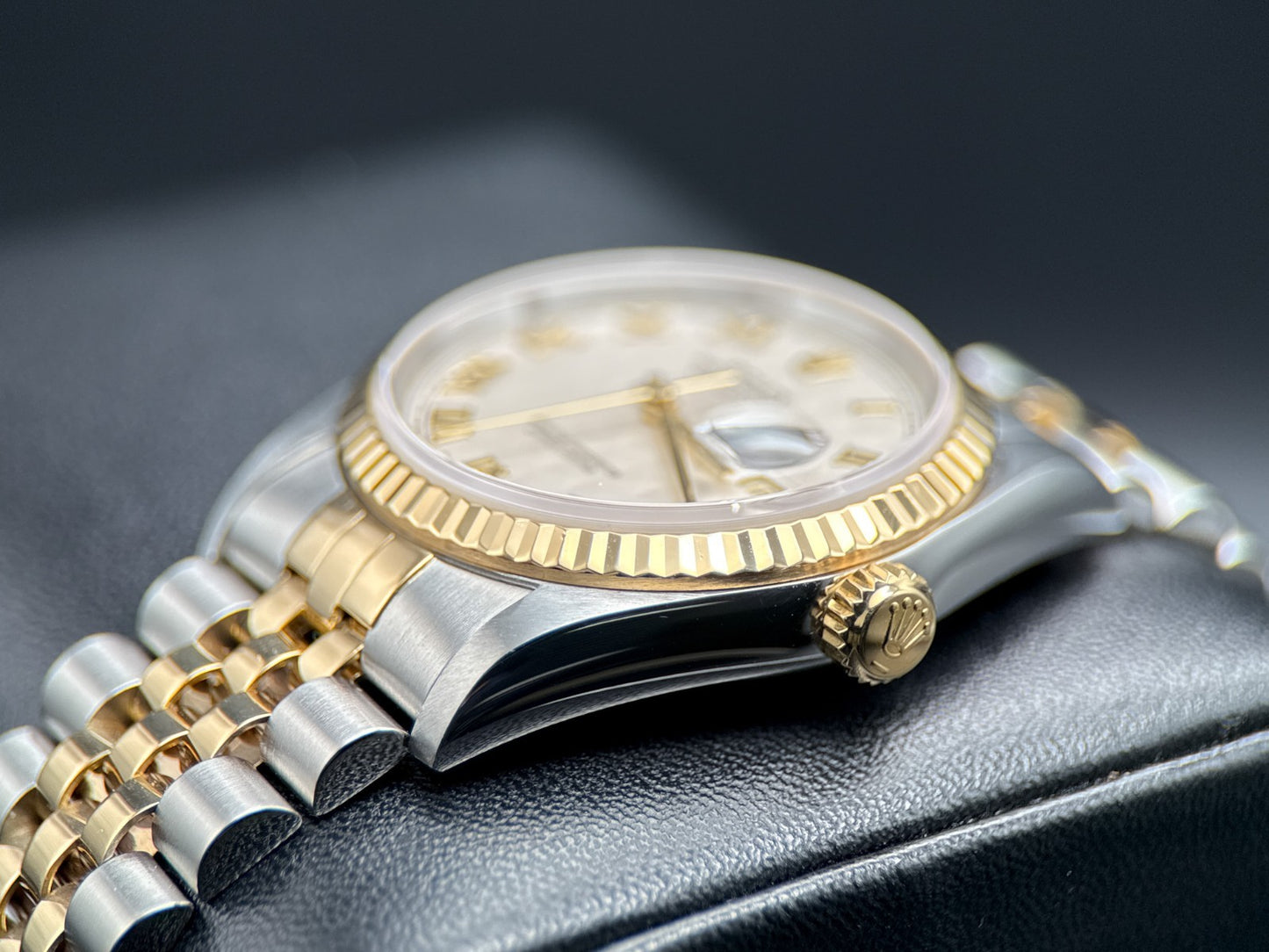 Rolex Datejust 16233 Ivory Pyramid Dial Two-Tone Automatic 36mm Watch1