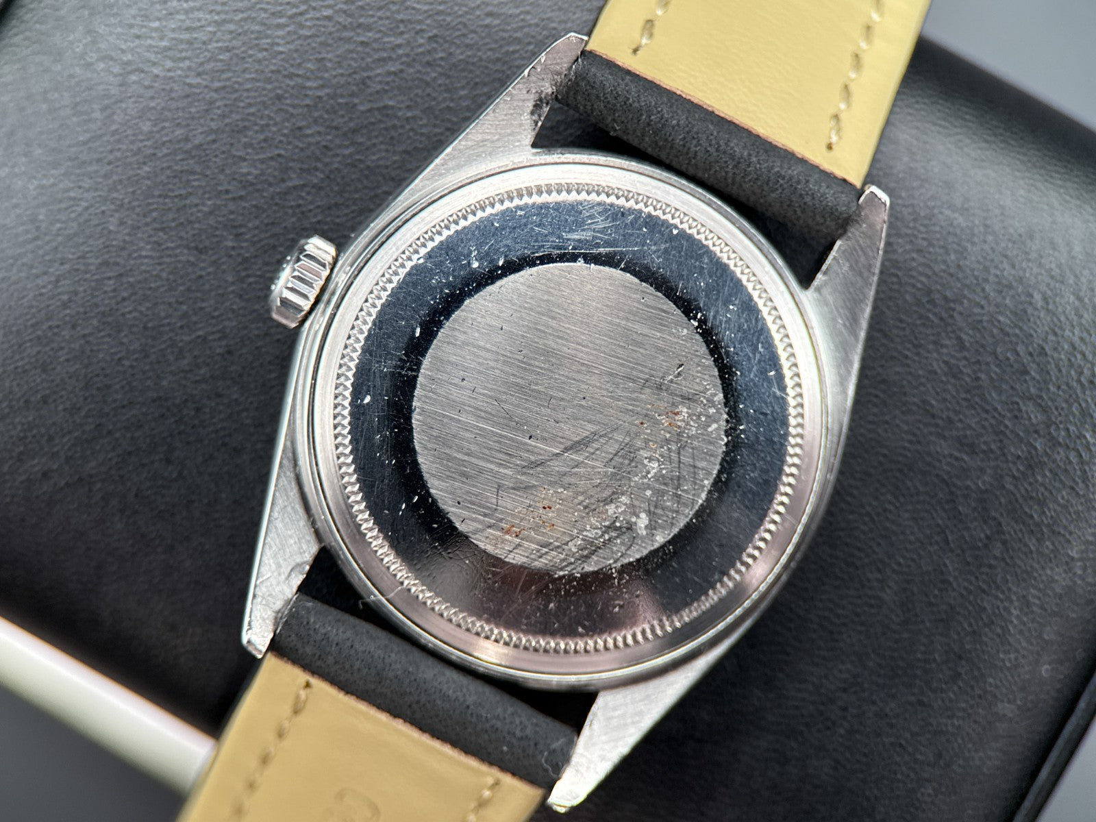 Rolex Datejust 1600 Rare Blue "Pie Pan" Service Dial Steel 36mm Automatic Watch5