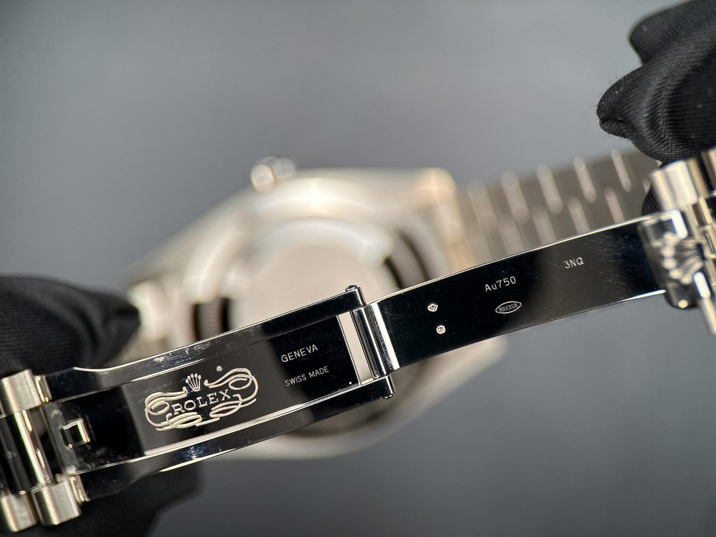 Rolex Day-Date 228239 Blue Ombre Dial White Gold Automatic 40mm Watch - 20258