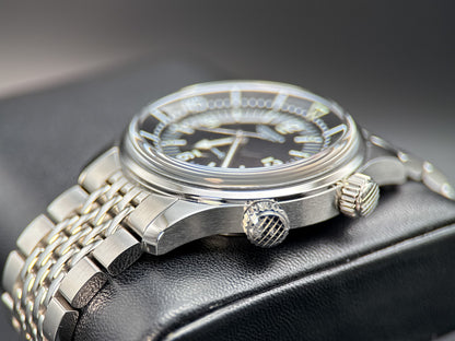Longines Legend Diver L3.764.4.50.7 Black Dial Steel Automatic 39mm Watch - 20261