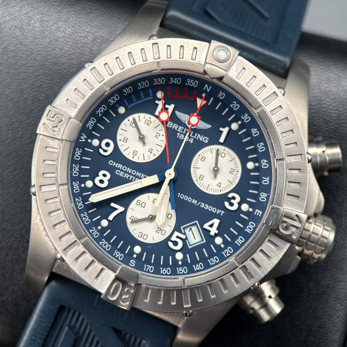Breitling Chrono Avenger M1 E73360 Blue Dial - photo 1 of 8