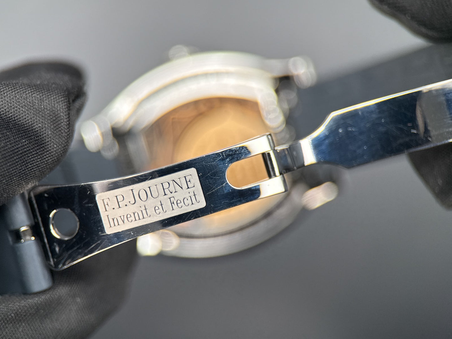 F.P.Journe Élégante 48 Ref. ELHT Titanium White Dial Watch Complete Set 20218