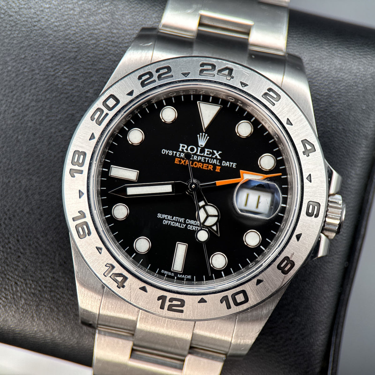 Rolex Explorer II 216570 Black Dial Steel Oyster Automatic 42mm Watch0