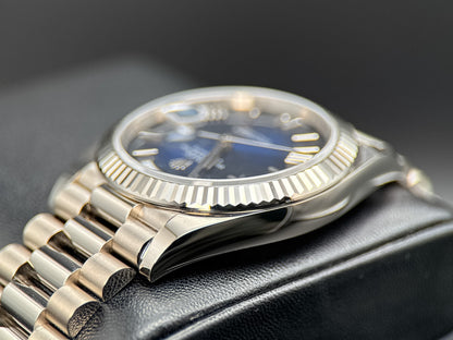 Rolex Day-Date 228239 Blue Ombre Dial White Gold Automatic 40mm Watch - 20254