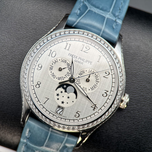 Patek Philippe Complications Annual Calendar 4947G-010 White Gold Ladies Watch0