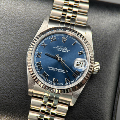 Rolex Datejust 78274 Blue Roman Dial Jubilee Automatic 31mm Watch - 20040
