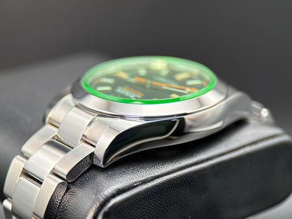 Rolex Milgauss 116400GV Black Dial Green Crystal Automatic 40mm Watch - 20224
