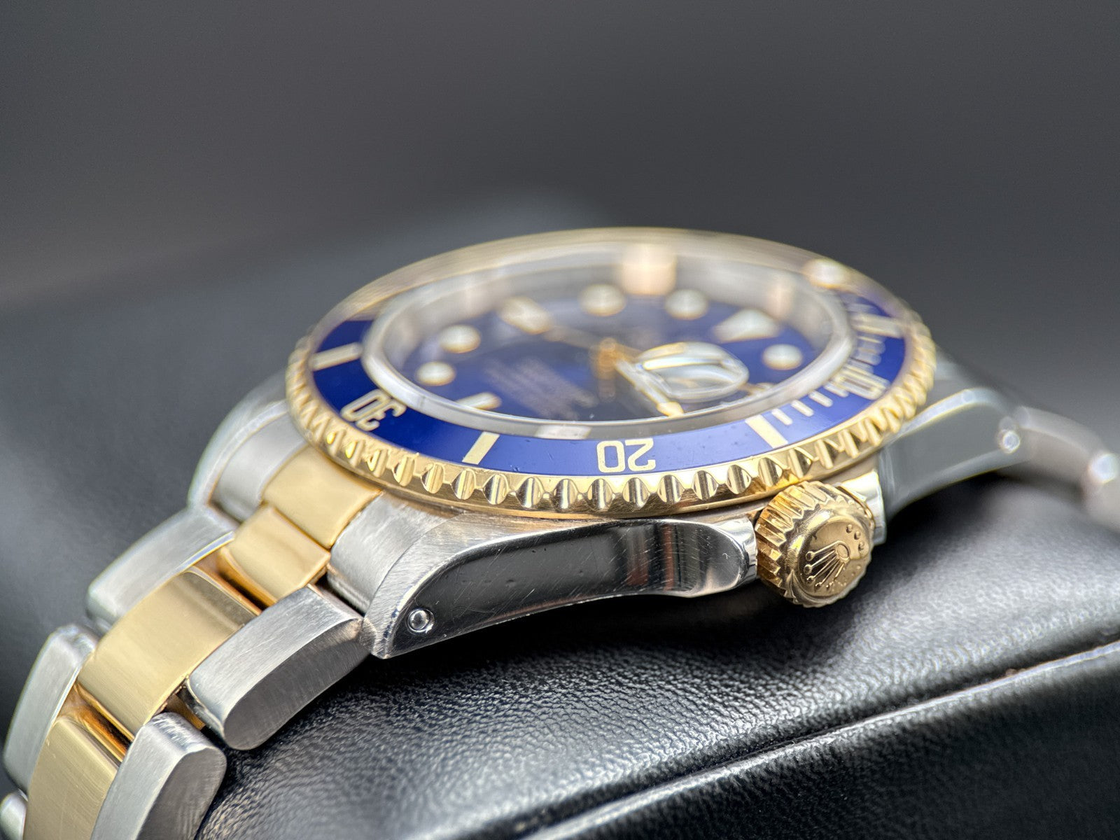 Rolex Submariner Date "Bluesy" 16613 Blue Dial Automatic 40mm Watch1