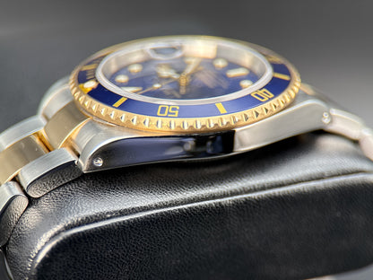 Rolex Submariner Date 16613 Blue Dial & Bezel 40mm Automatic Watch - 20044