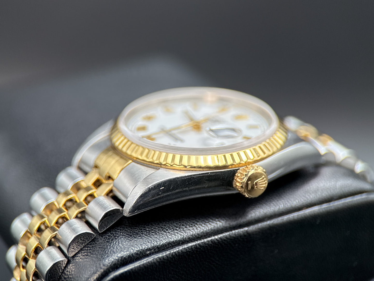 Rolex Datejust 16233 White Roman Dial Two-Tone Jubilee Automatic 36mm Watch1