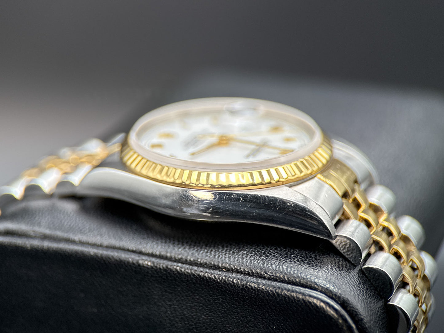 Rolex Datejust 16233 White Roman Dial Two-Tone Jubilee Automatic 36mm Watch3