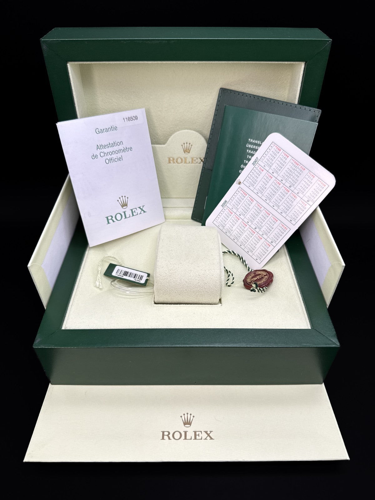 Rare Rolex Daytona 116509 Mother Of Pearl Racing Dial White Gold 40mm Watch 200610