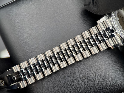 Rolex Datejust 278384RBR Silver Diamond Dial & Diamond Bezel 31mm Watch - 20266