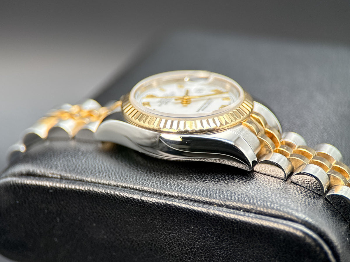 Rolex Lady Datejust 179173 White Dial Two-Tone Jubilee 26mm Watch - 20063