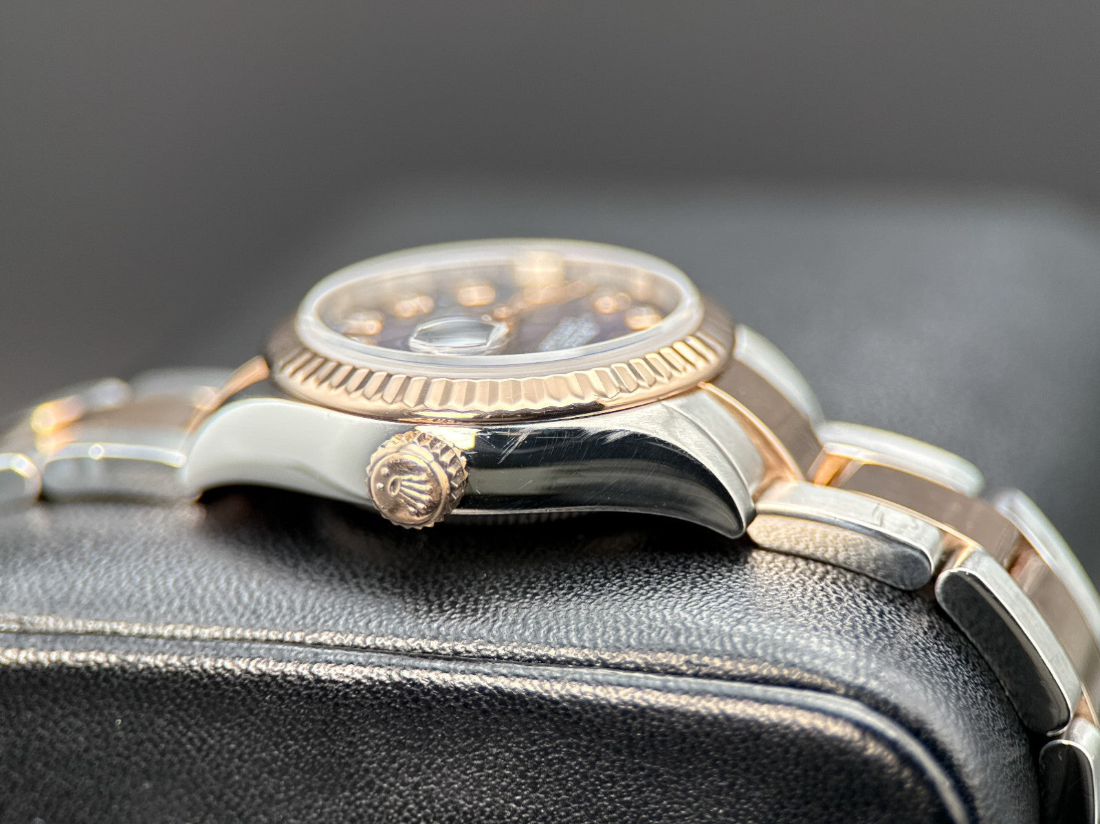 Rolex Lady-Datejust 279171 Purple Diamond Dial Two-Tone 28mm Automatic Watch2