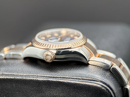 Rolex Lady-Datejust 279171 Purple Diamond Dial Two-Tone 28mm Automatic Watch2