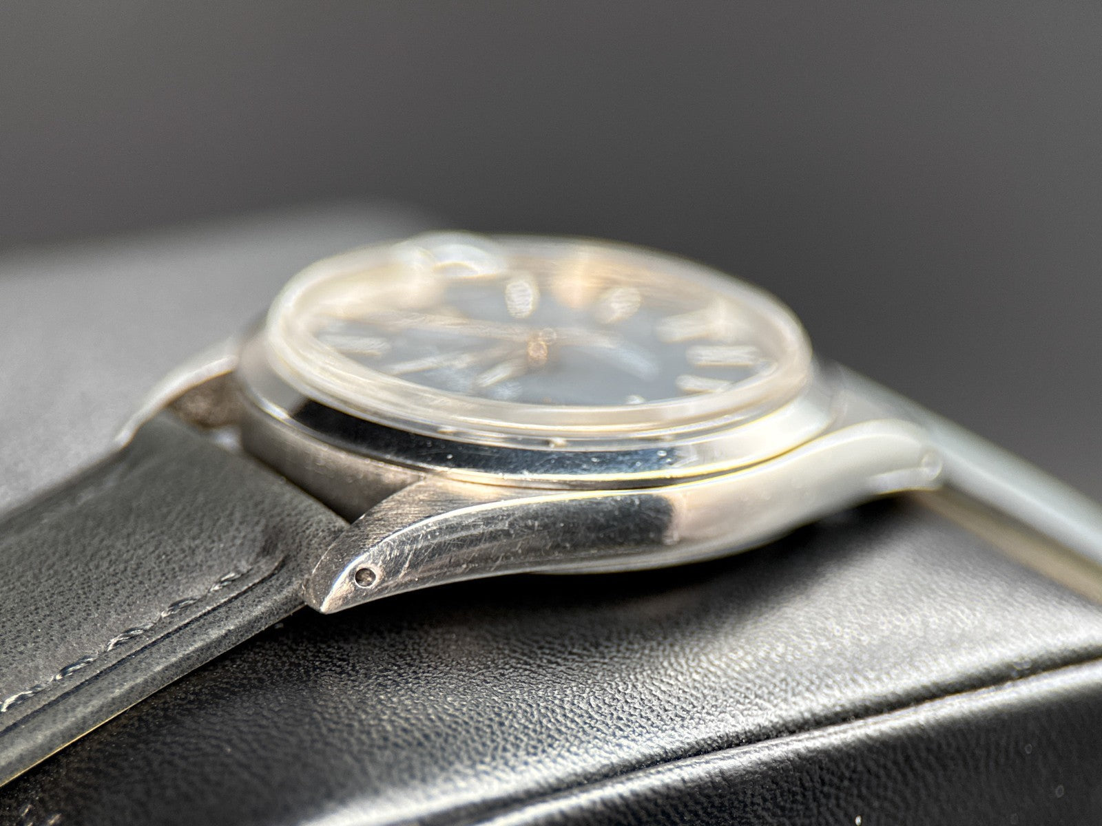 Rolex Datejust 1600 Rare Blue "Pie Pan" Service Dial Steel 36mm Automatic Watch4