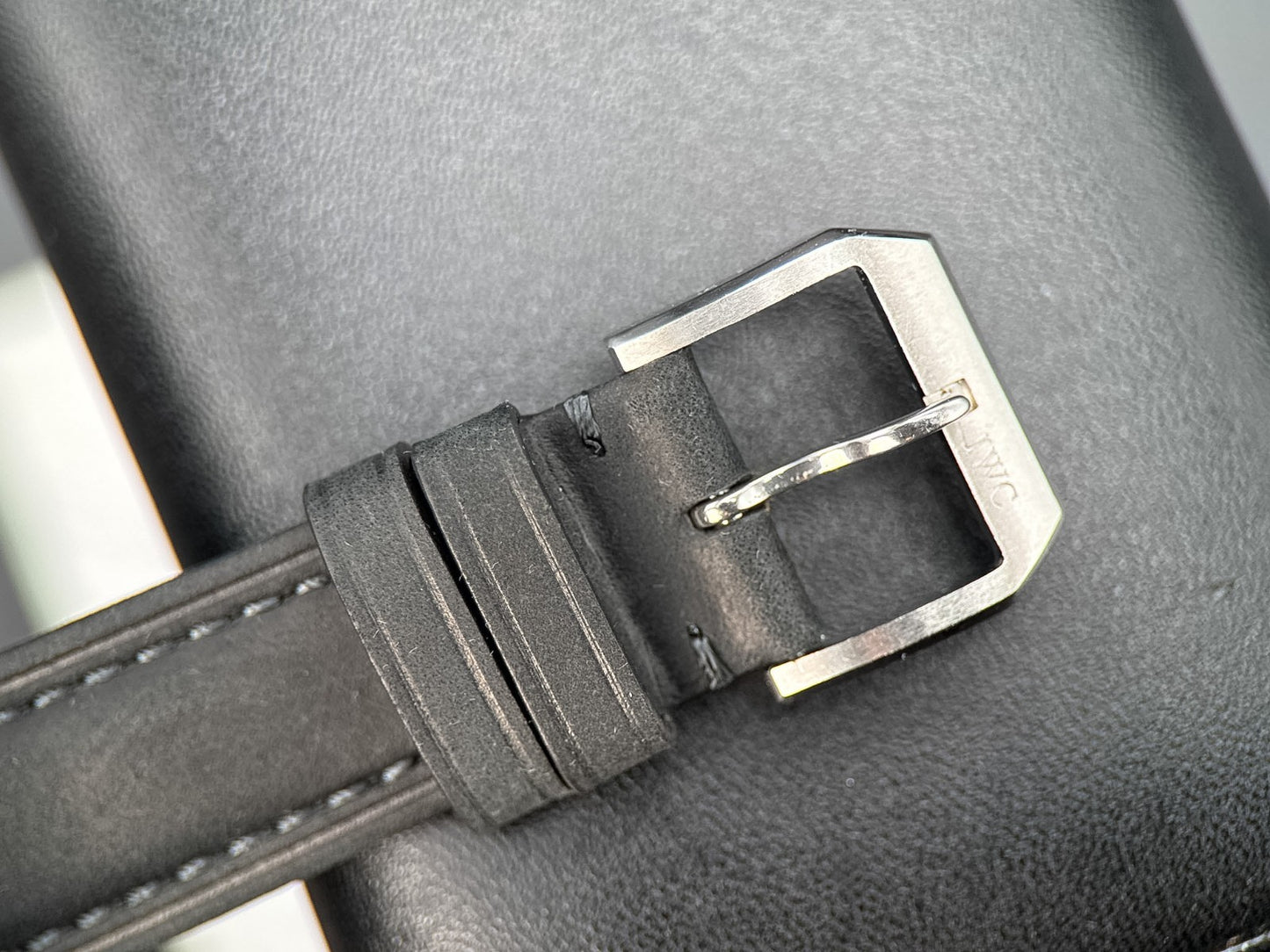 IWC Pilot's Watch Silver Men's Watch with Black Leather Strap - IW3255026