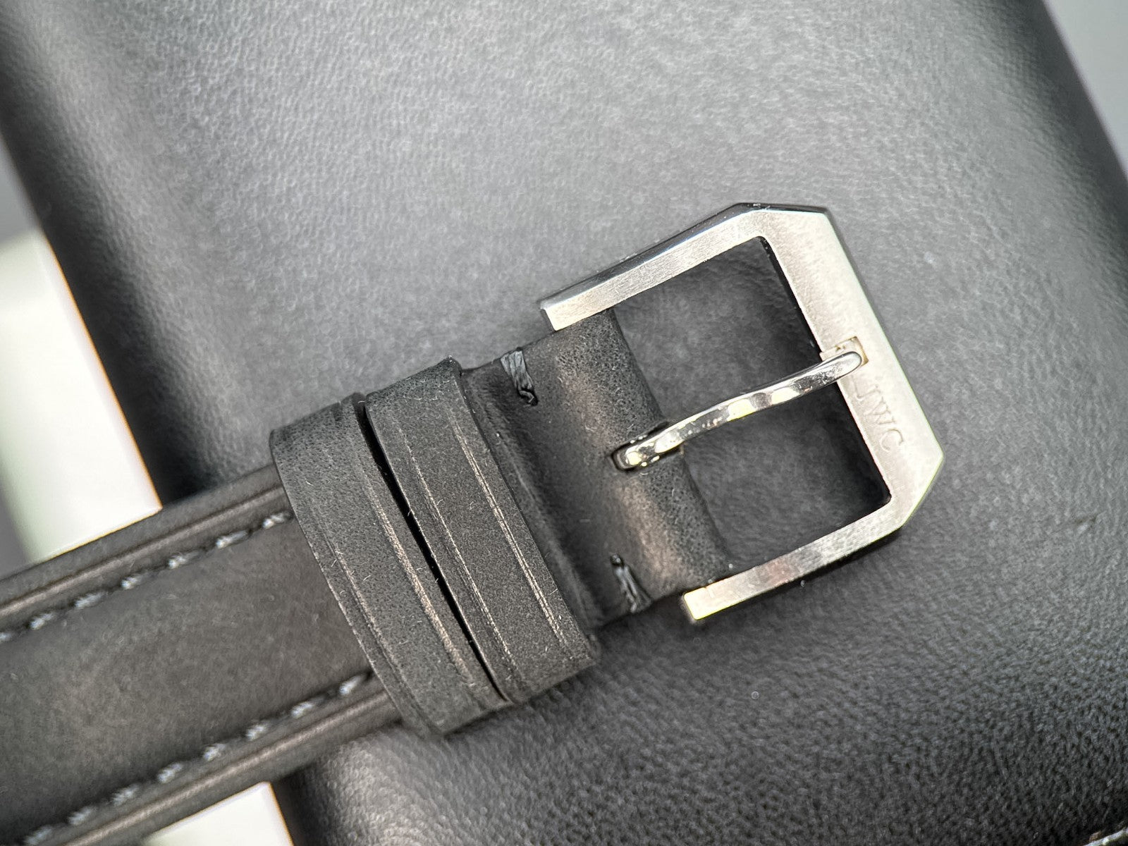 IWC Pilot's Watch Silver Men's Watch with Black Leather Strap - IW3255026