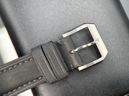 IWC Pilot's Watch Silver Men's Watch with Black Leather Strap - IW3255026
