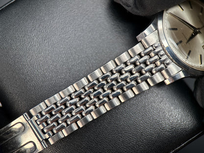 Vintage IWC 347A Silver Dial Steel Beads of Rice Bracelet 35mm Automatic Watch6