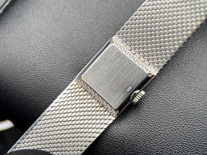 Patek Philippe 3285G Silver Dial White Gold Manual Wind 16mm Ladies Watch5
