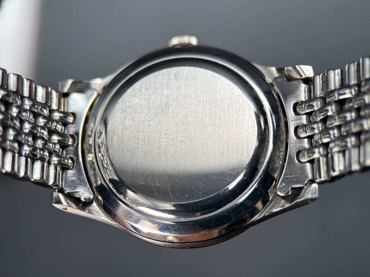 Vintage IWC 347A Silver Dial Steel Beads of Rice Bracelet 35mm Automatic Watch5