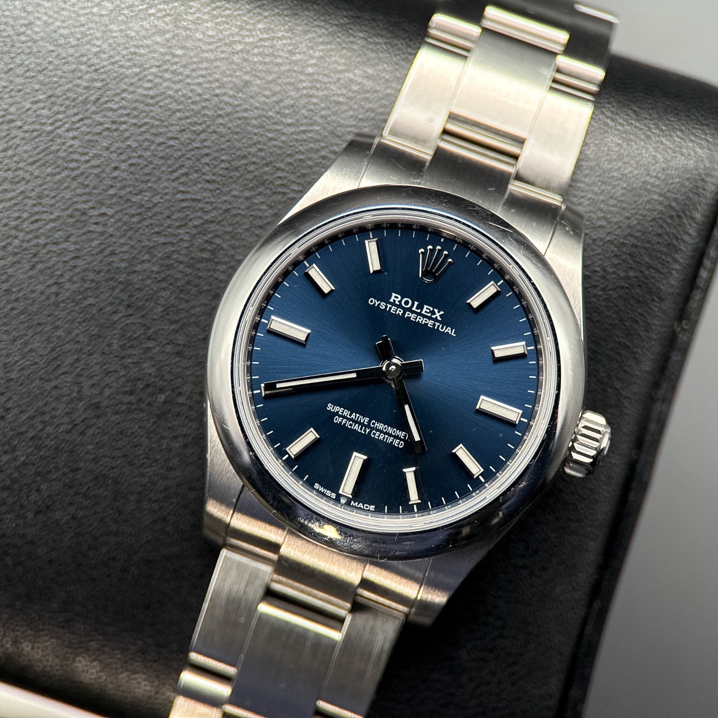 Rolex Oyster Perpetual 277200 Blue Dial Steel Automatic 31mm Watch - 20230