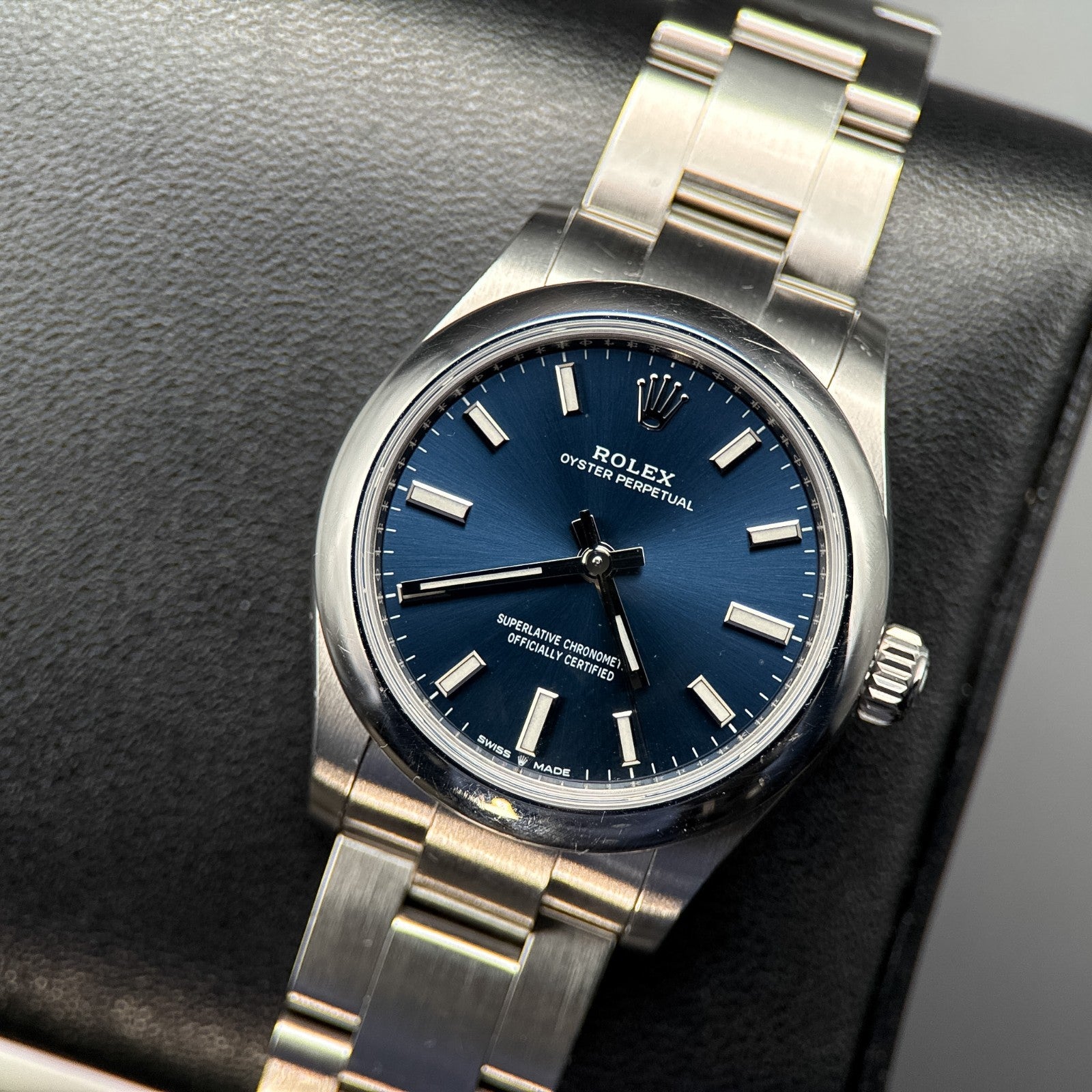 Rolex Oyster Perpetual 277200 Blue Dial Steel Automatic 31mm Watch - 20230