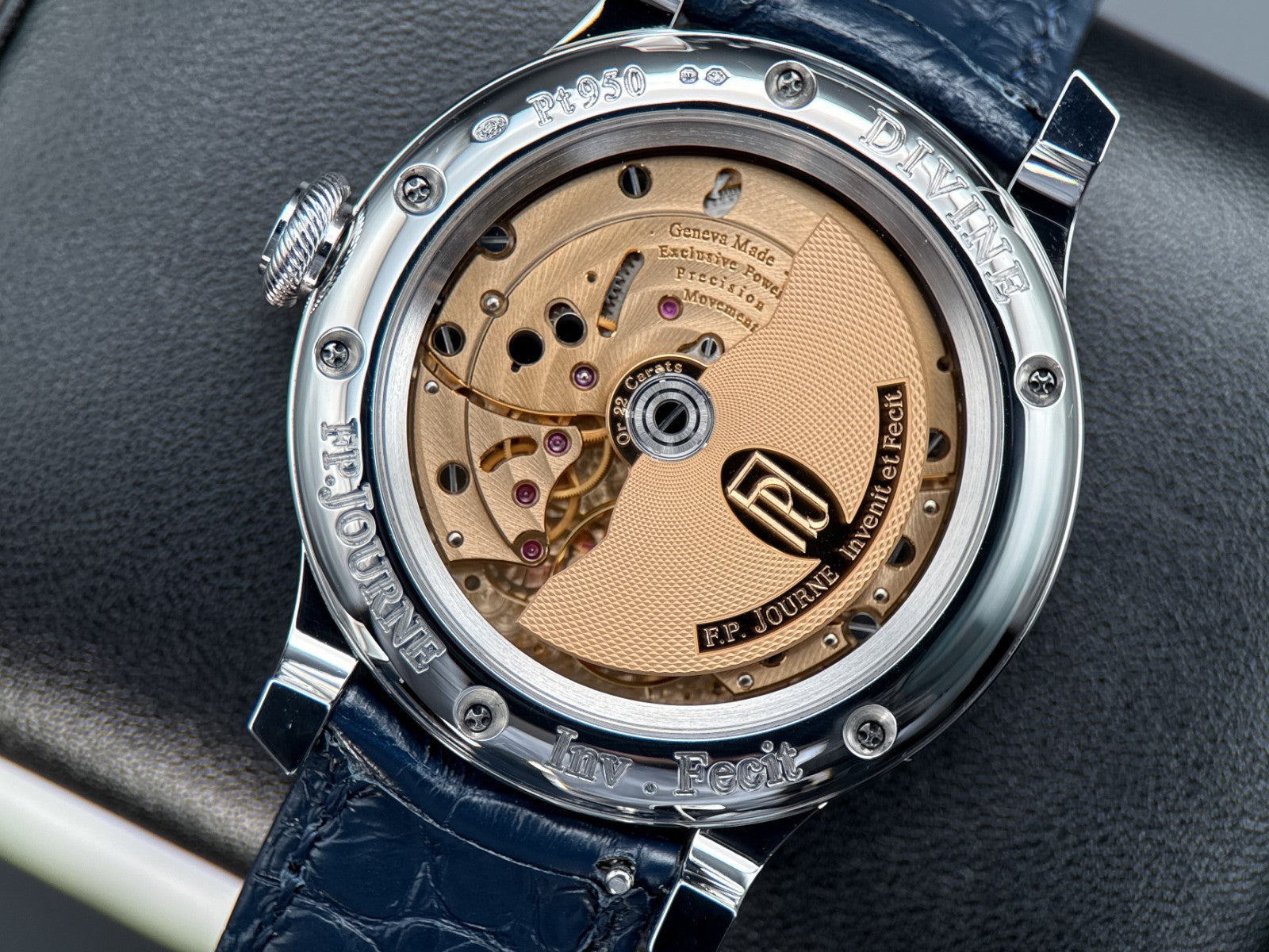 F.P. Journe Divine DN Boutique Edition Blue Dial Platinum 42mm Watch - 20265