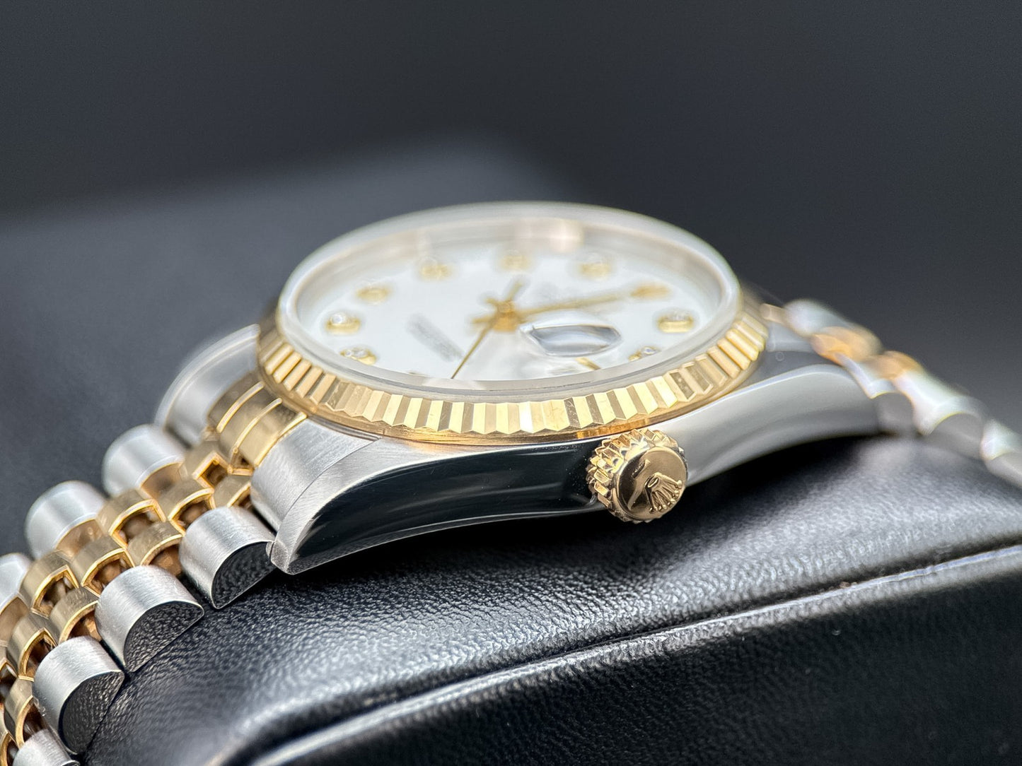 Rolex Datejust 16233 White Diamond Dial Two-Tone Automatic 36mm Watch - 19941