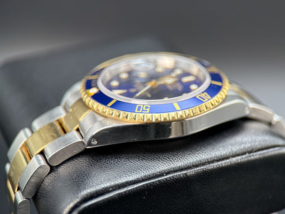 Rolex Submariner 16613 Bluesy Blue Dial Two-Tone 40mm Automatic Watch - 20004