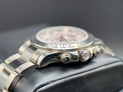 Rare Rolex Daytona 116509 Mother Of Pearl Racing Dial White Gold 40mm Watch 20061