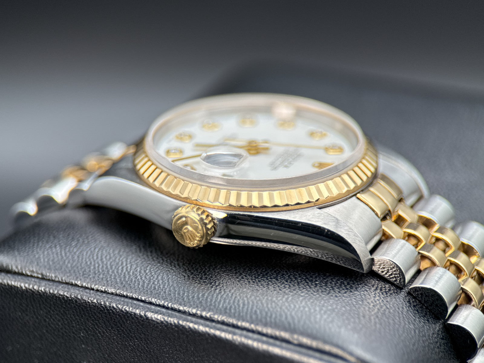Rolex Datejust 16233 White Diamond Dial Two-Tone Automatic 36mm Watch - 19972