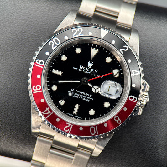 Rolex GMT-Master II 16710 Coke Black Dial 40mm Automatic Steel Watch - 20010