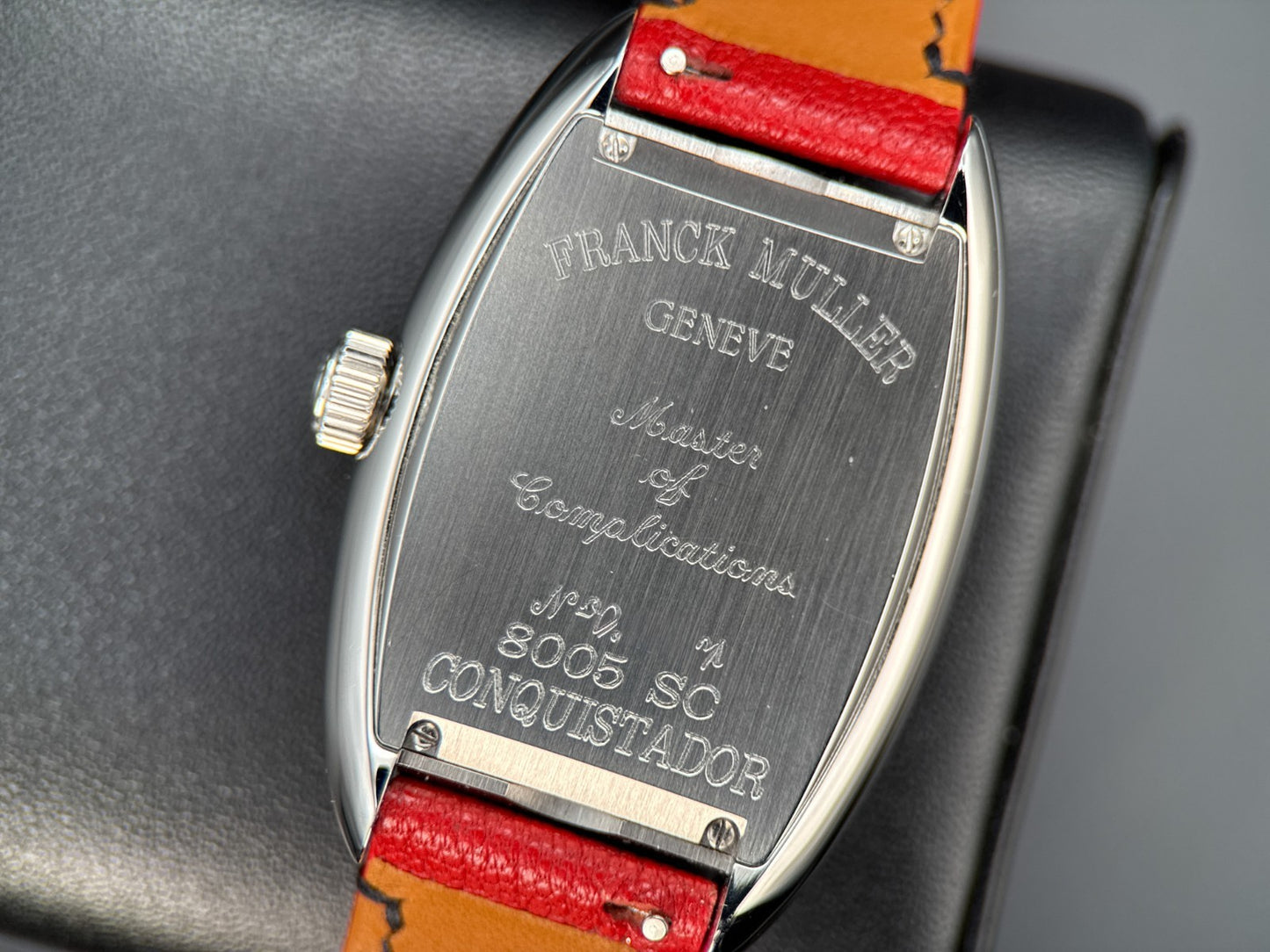 Franck Muller Conquistador 8005 SC Black Dial Steel Automatic 38mm Watch5