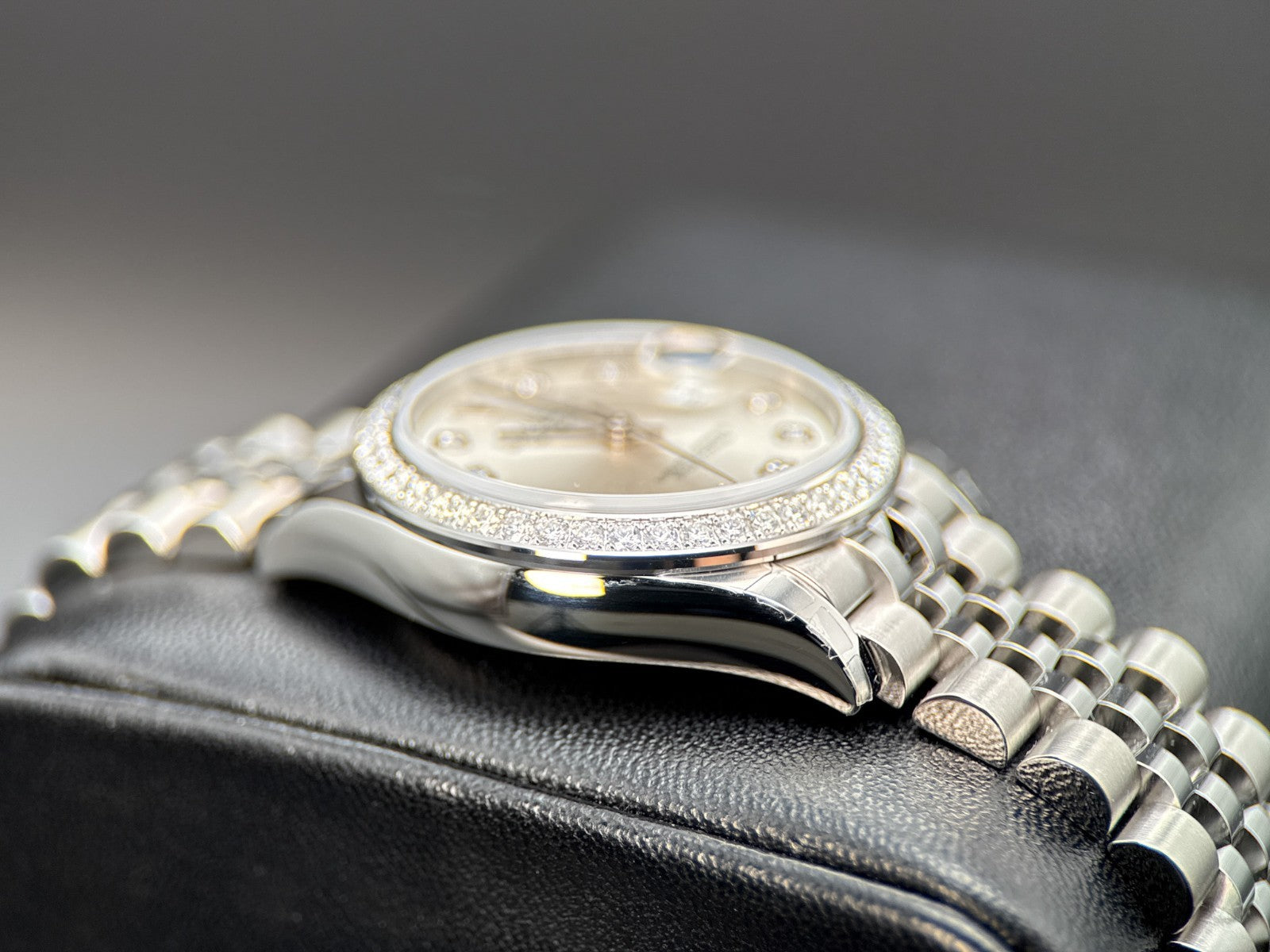 Rolex Datejust 278384RBR Silver Diamond Dial & Diamond Bezel 31mm Watch - 20263